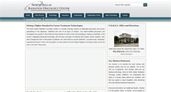 Desktop Screenshot of northdallasradiationoncology.com